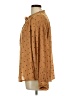Democracy Brown Long Sleeve Henley Size L - photo 5