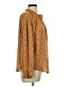 Democracy Brown Long Sleeve Henley Size L - photo 4