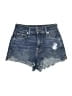 Good American Blue Denim Shorts Size 00 - photo 1