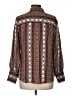 Veronica Beard 100% Viscose Tweed Brown Long Sleeve Blouse Size 8 - photo 2
