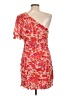 TCEC 100% Polyester Floral Orange Cocktail Dress Size L - photo 2