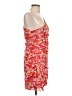 TCEC 100% Polyester Floral Orange Cocktail Dress Size L - photo 4