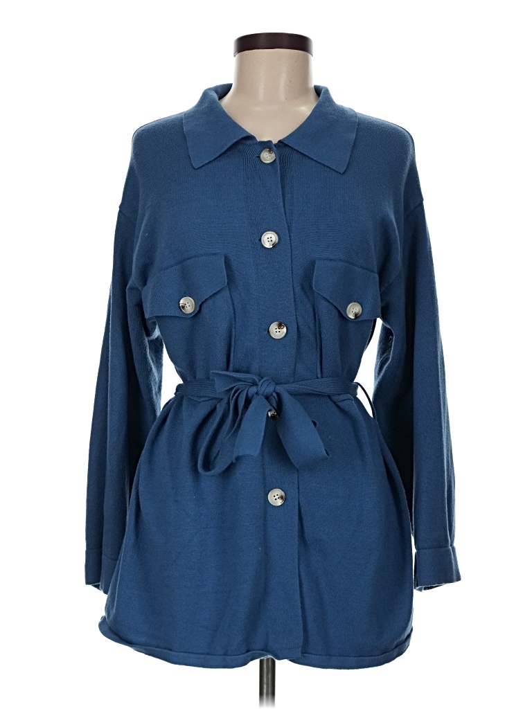 Pre-owned Little Lies Trenchcoat In Blue