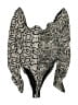 Faded Rose Black Bodysuit Size L - photo 1