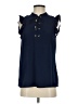 MICHAEL Michael Kors Blue Sleeveless Blouse Size S - photo 1