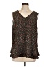 Zac & Rachel 100% Polyester Black Sleeveless Blouse Size L - photo 1