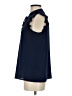 MICHAEL Michael Kors Blue Sleeveless Blouse Size S - photo 5