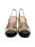 fs/ny Color Block Tan Heels Size 9 - photo 2