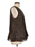 Zac & Rachel 100% Polyester Black Sleeveless Blouse Size L - photo 4
