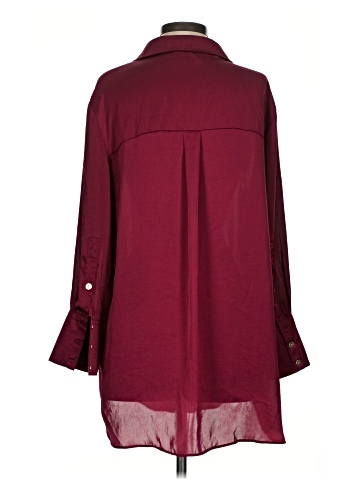 Cato 3/4 Sleeve Button-Down Shirt (view 2)