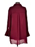 Cato Burgundy 3/4 Sleeve Button-Down Shirt Size S - photo 2