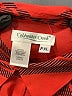 Coldwater Creek 100% Polyester Argyle Red Long Sleeve Blouse Size XL (petite) - photo 7