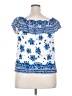 Unique Spectrum Blue Sleeveless Blouse Size 2X - photo 2
