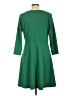 Merona Solid Green Casual Dress Size L - photo 2