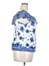 Unique Spectrum Blue Sleeveless Blouse Size 2X - photo 4