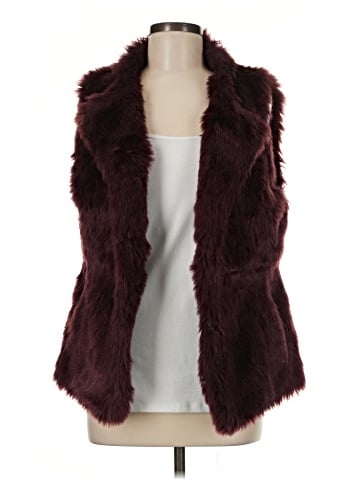 Boston Proper Faux Fur Vest (view 1)