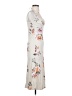Audrey 3+1 100% Polyester Floral Gray Casual Dress Size S - photo 4