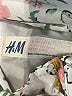 H&M 100% Polyester Floral White Raincoat Size 7 - photo 3