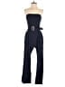 Monteau Solid Blue Jumpsuit Size M - photo 1