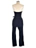Monteau Solid Blue Jumpsuit Size M - photo 2