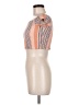 Illa Illa 100% Rayon Orange Short Sleeve Top Size M - photo 5