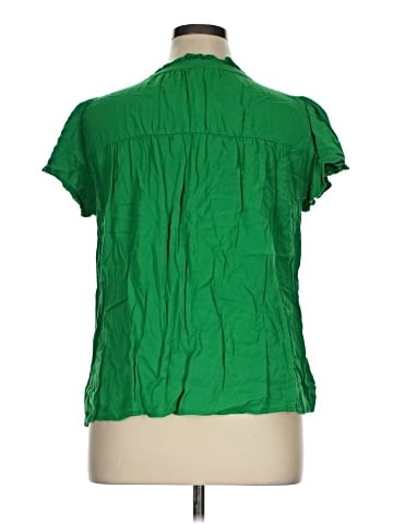 Rose + Olive Short Sleeve Blouse (view 2)