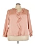 Vince Camuto 100% Polyester Pink Long Sleeve Blouse Size 3X - photo 1