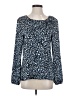 BCBGeneration 100% Polyester Blue Long Sleeve Blouse Size S - photo 1