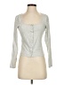 Essentials Silver Long Sleeve Top Size S - photo 1
