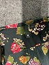 Unbranded 100% Polyester Floral Black Long Sleeve Blouse Size 4 - photo 7