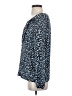BCBGeneration 100% Polyester Blue Long Sleeve Blouse Size S - photo 5