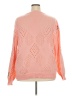 Unbranded 100% Polyester Floral Pink Pullover Sweater Size XXL - photo 2