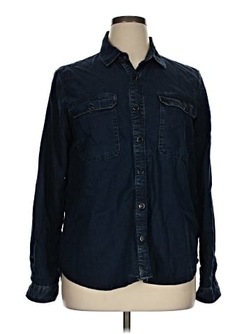 Mavi Jeans Long Sleeve Button-Down Shirt (view 1)