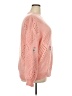 Unbranded 100% Polyester Floral Pink Pullover Sweater Size XXL - photo 4