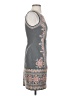 Maeve Paisley Gray Casual Dress Size 0 - photo 4
