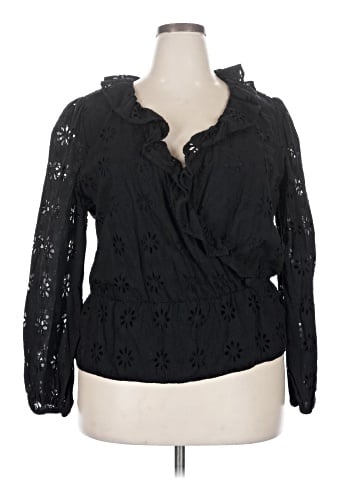 Ann Taylor Long Sleeve Blouse (view 1)