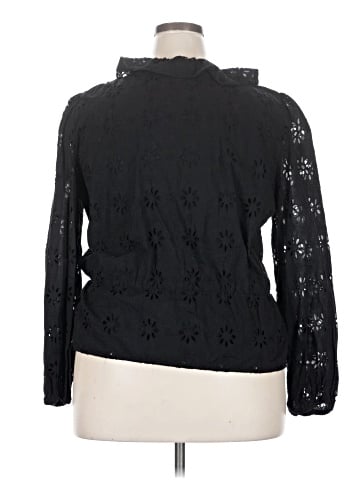 Ann Taylor Long Sleeve Blouse (view 2)