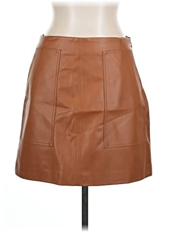 H&M Faux Leather Skirt (view 1)