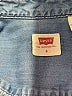 Levi's 100% Lyocell Blue 3/4 Sleeve Button-Down Shirt Size S - photo 7