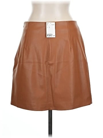 H&M Faux Leather Skirt (view 2)