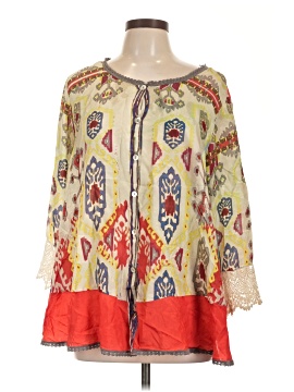 Johnny Was 3/4 Sleeve Blouse