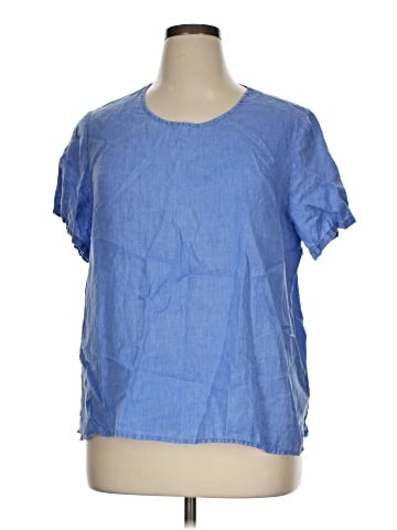 Tahari Short Sleeve Blouse (view 1)