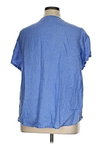 Tahari Short Sleeve Blouse (view 2)