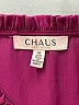 Chaus 100% Polyester Purple Short Sleeve Blouse Size M - photo 7