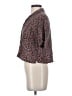 PrAna Floral Brown Short Sleeve Blouse Size XS - photo 5