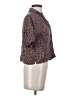 PrAna Floral Brown Short Sleeve Blouse Size XS - photo 4