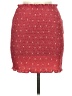 GB 100% Polyester Hearts Red Casual Skirt Size M - photo 1