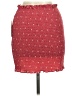 GB 100% Polyester Hearts Red Casual Skirt Size M - photo 2