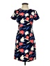 Old Navy Print Blue Casual Dress Size S - photo 1