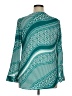 Roaman's Teal Long Sleeve Blouse Size 14W - photo 2